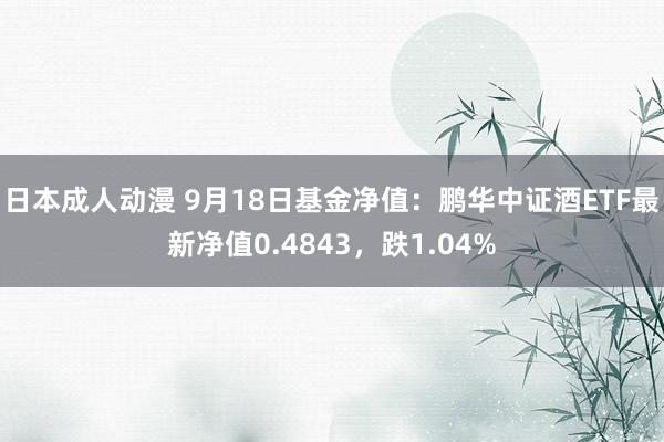 日本成人动漫 9月18日基金净值：鹏华中证酒ETF最新净值0.4843，跌1.04%