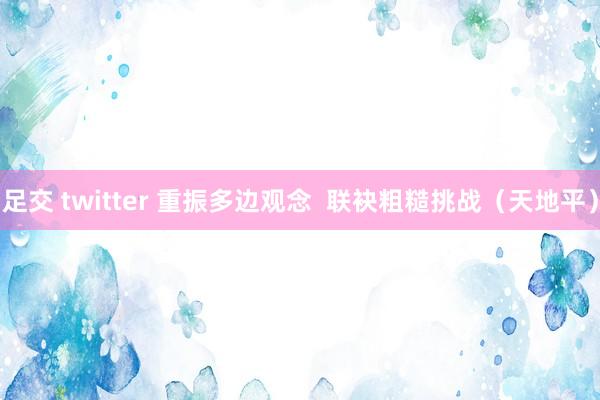 足交 twitter 重振多边观念  联袂粗糙挑战（天地平）