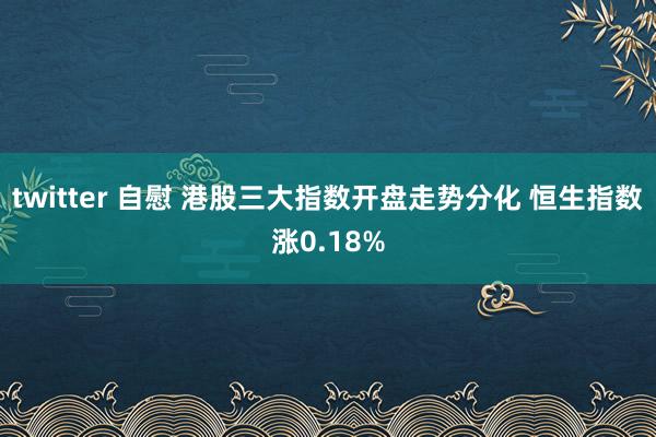 twitter 自慰 港股三大指数开盘走势分化 恒生指数涨0.18%