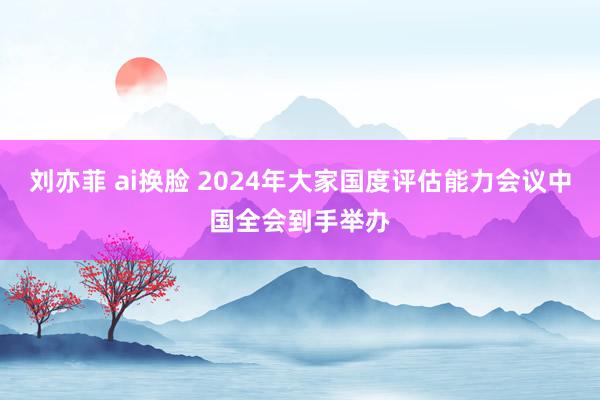 刘亦菲 ai换脸 2024年大家国度评估能力会议中国全会到手举办