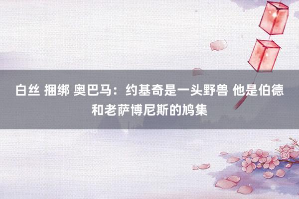 白丝 捆绑 奥巴马：约基奇是一头野兽 他是伯德和老萨博尼斯的鸠集