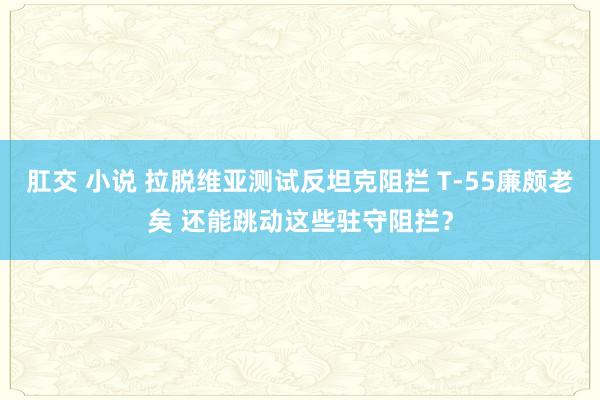 肛交 小说 拉脱维亚测试反坦克阻拦 T-55廉颇老矣 还能跳动这些驻守阻拦？