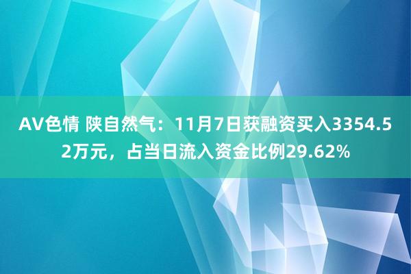 AV色情 陕自然气：11月7日获融资买入3354.52万元，占当日流入资金比例29.62%