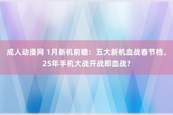 成人动漫网 1月新机前瞻：五大新机血战春节档，25年手机大战开战即血战？