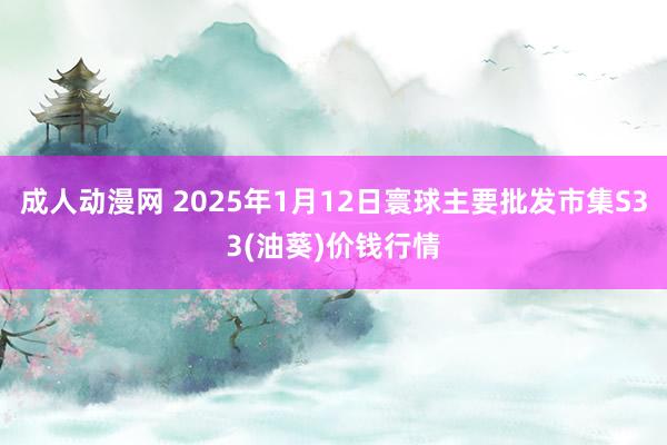 成人动漫网 2025年1月12日寰球主要批发市集S33(油葵)价钱行情