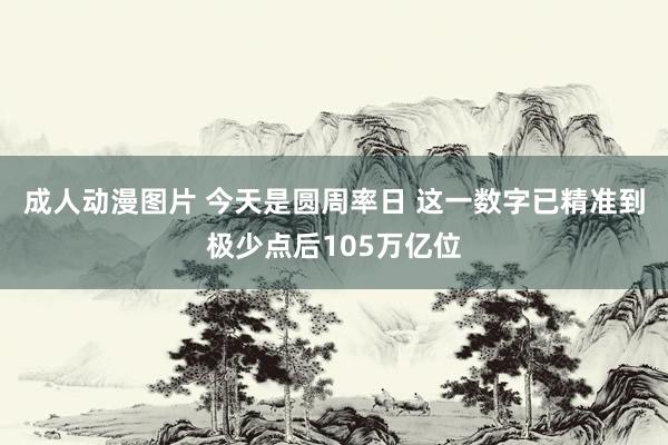 成人动漫图片 今天是圆周率日 这一数字已精准到极少点后105万亿位