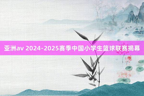 亚洲av 2024-2025赛季中国小学生篮球联赛揭幕